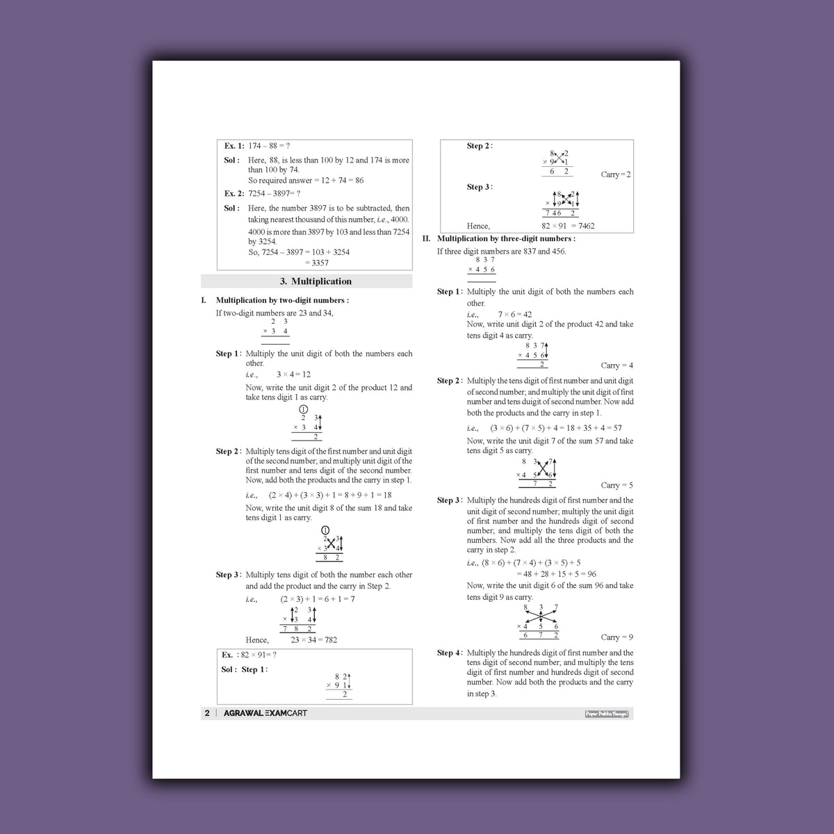 Examcart Competitive Maths Shortcuts Secrets Textbook By DP Singh Sir for All Government Exams (NRA CET, SSC, Bank, Railway, Defence, Police and all other exams) in English Medium