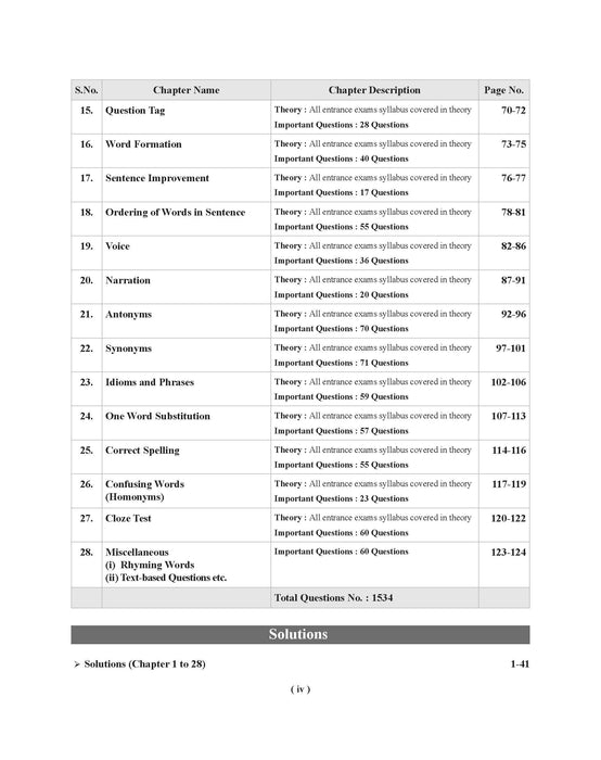 Examcart School Entrance Exam Class 6th English Textbook for 2026 Exam in English Examcart School Entrance Exam Class 6th English Textbook for 2026 Exam in English