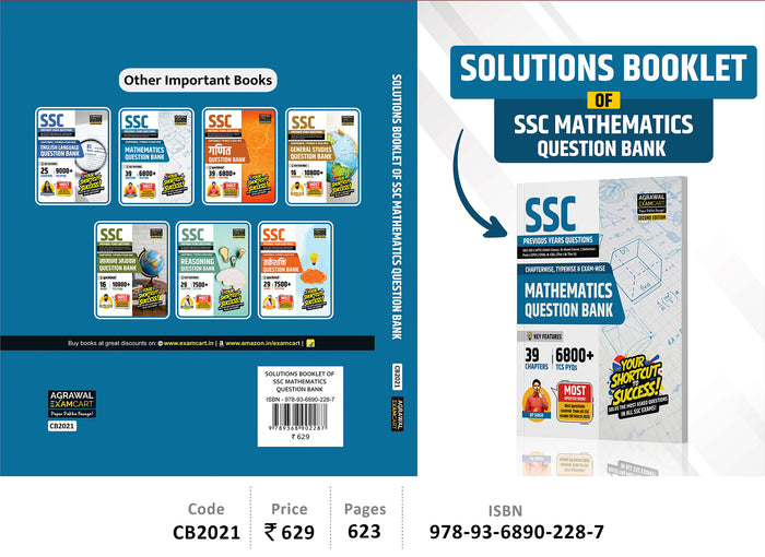 Examcart SSC Math Question Bank Solutions Book In English Examcart SSC Math Question Bank Solutions Book In English
