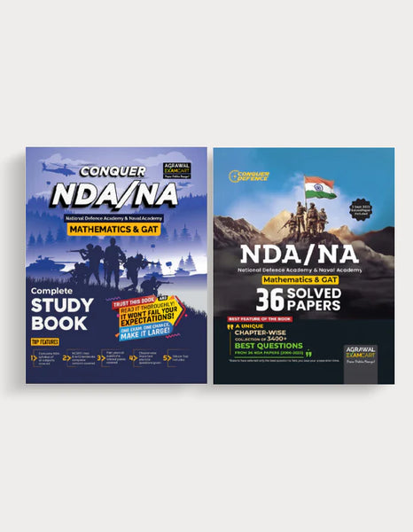 Examcart NDA/NA Guide Book + Question Bank For 2024 Exam In English (2 Books Combo)