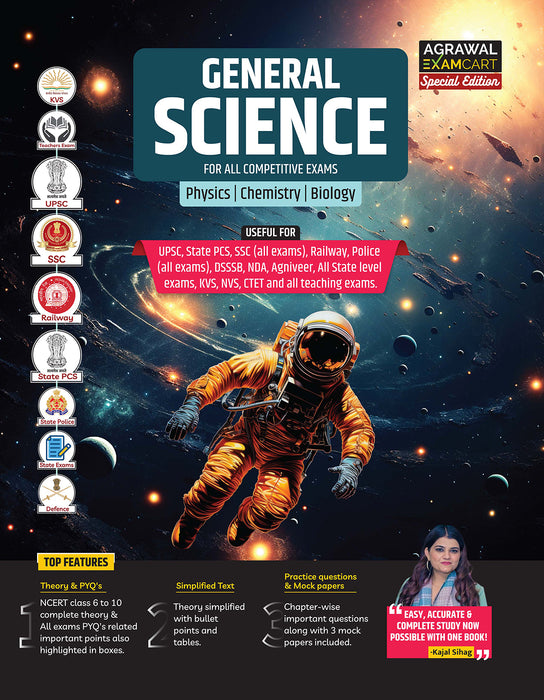 General Science book for competitive exams  General Science book for competitive exams