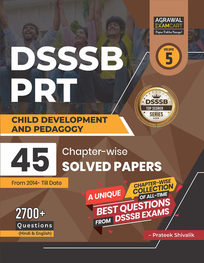 Examcart DSSSB Child Development And Pedaogy Chapterwise Solved Paper by Prateek Shivalik Sir for 2026 Exams