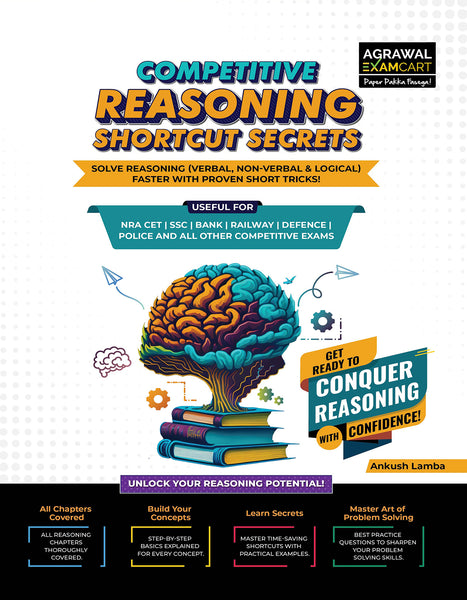 Reasoning Shortcut Secrets, Short Tricks for Reasoning in English, secrets and short tricks book for Reasoning, Short Tricks for Reasoning book, Reasoning syllabus for all competitive exams, reasoning Short Tricks exam pattern and syllabus, Reasoning with short tricks and tips, reasoning tricks and tips, Short Reasoning Tricks book, Shortcut book for Reasoning, Short tricks for reasoning book ,