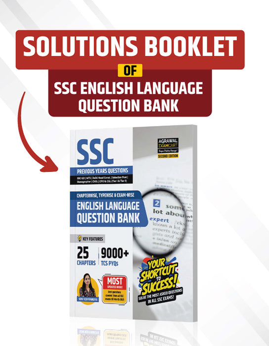 Examcart SSC English Question Bank Solutions Book Examcart SSC English Question Bank Solutions Book