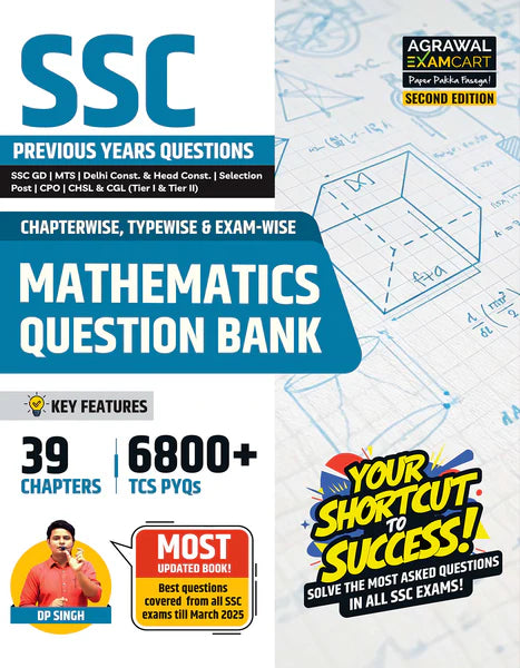 Examcart SSC Math FATEH Combo (Question Bank + Competitive Math Textbook) (Set of 2 Books) in English Medium Examcart SSC Math FATEH Combo (Question Bank + Competitive Math Textbook) (Set of 2 Books) in English Medium