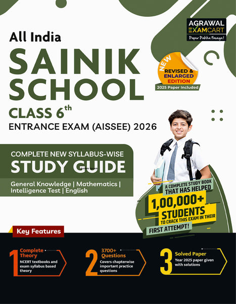 sainik school entrance exam 2026 class 6 book