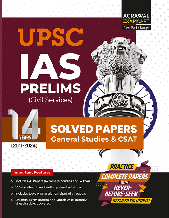upsc prelims solved paper book in English
 upsc prelims solved paper book in English