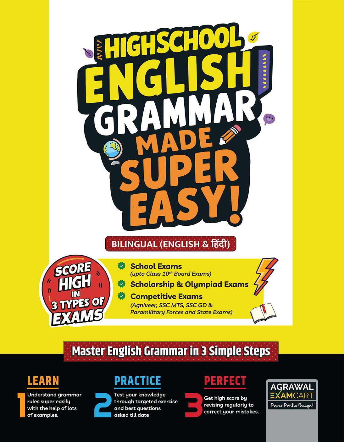 GENERAL ENGLISH GRAMMAR BOOK, ALL IN ONE GENERAL ENGLISH BOOK, book for General English, General English book for All Government Exams, General English previous year questions, General English book for all Competitive Exams