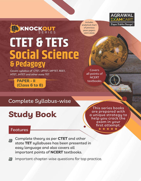 CTET Social Science Book / best books for CTET paper 2 Social Science | CTET book Social Science paper 2 | Social Studies Pedagogy Paper 2 Book | CTET Social Science / Social Studies Paper 2 (Class 6-8) Book | CTET / TET Social Studies and Pedagogy (VI-VIII)