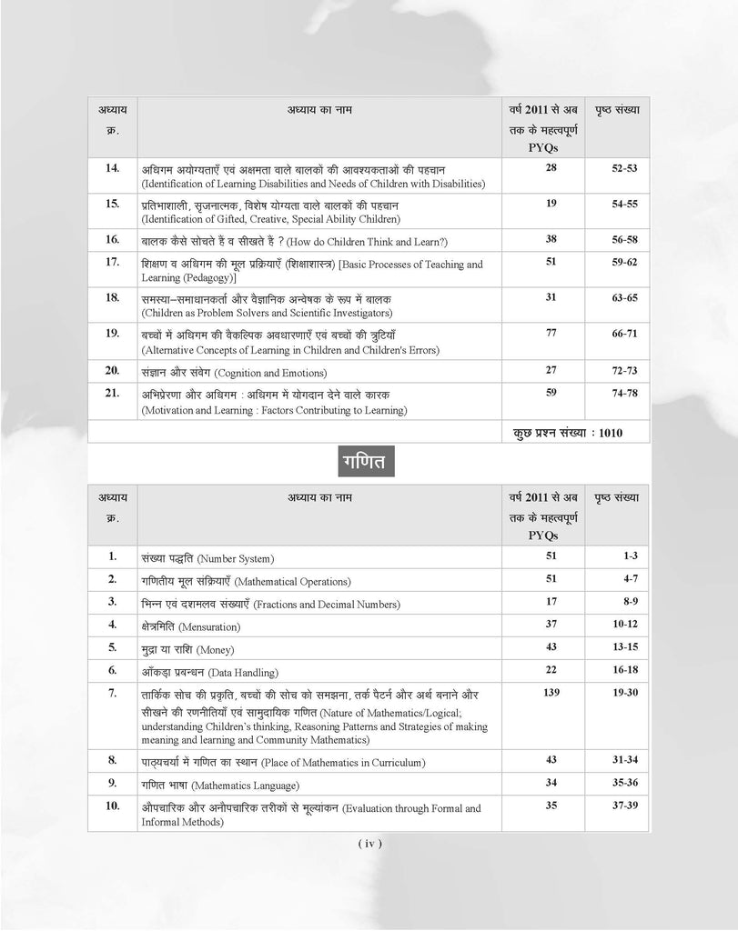 Examcart CTET Paper 1 (Class 1 to 5) Question Bank for 2024 in Hindi