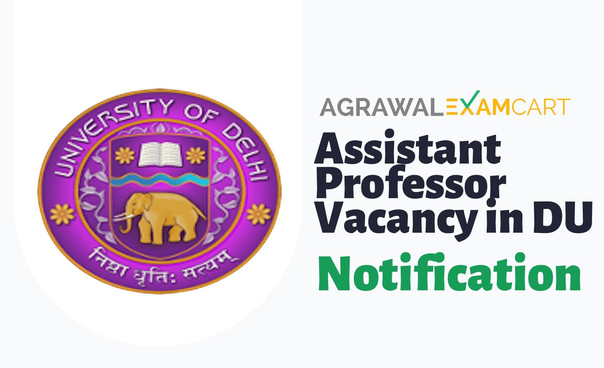 Assistant Professor Vacancy in DU: Date, Apply Online, Notification pdf