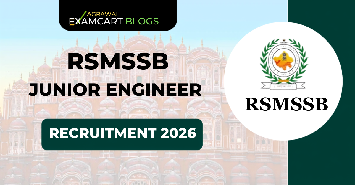 RSMSSB JE Recruitment 2026 Apply Now