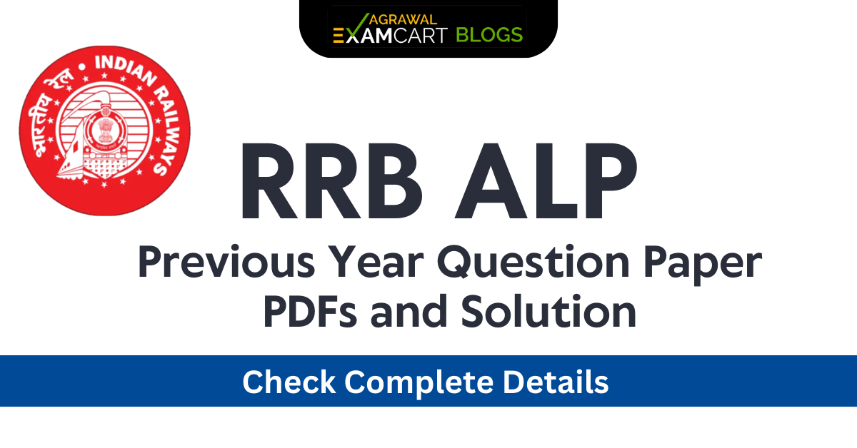 RRB ALP Previous Year Question Paper PDFs and Solution