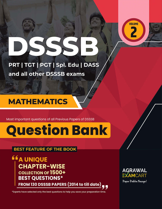 Examcart DSSSB Reasoning + Maths + General Awareness + Hindi / English Question Banks for 2024 Exam in English (4 Books Combo)