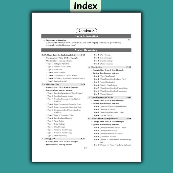 Examcart Competitive Reasoning Shortcut Secrets Textbook For All Government Exams (NRA CET, SSC, Bank, Railway, Defence, Police and all other exams) in English Medium