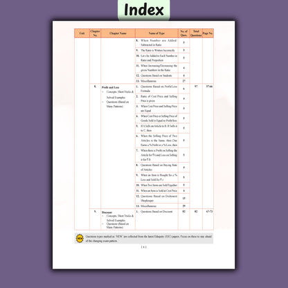 Examcart Competitive Maths Shortcuts Secrets Textbook By DP Singh Sir for All Government Exams (NRA CET, SSC, Bank, Railway, Defence, Police and all other exams) in English Medium
