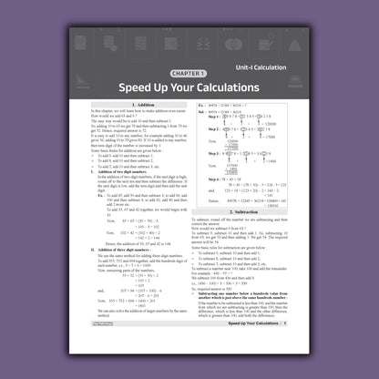 Examcart Competitive Maths Shortcuts Secrets Textbook By DP Singh Sir for All Government Exams (NRA CET, SSC, Bank, Railway, Defence, Police and all other exams) in English Medium