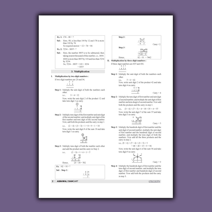 Examcart Competitive Maths Shortcuts Secrets Textbook By DP Singh Sir for All Government Exams (NRA CET, SSC, Bank, Railway, Defence, Police and all other exams) in English Medium
