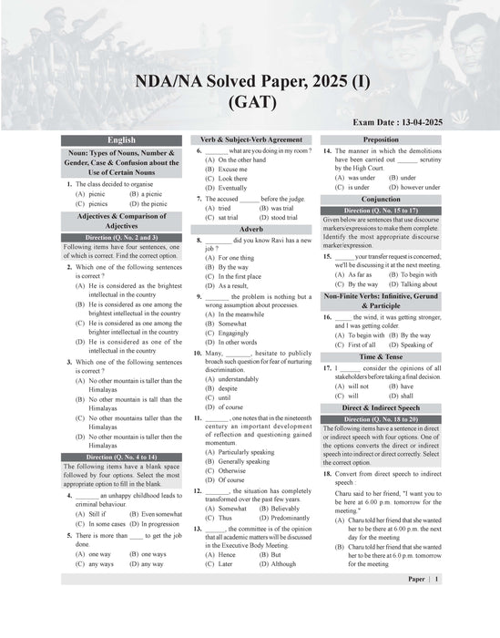 NDA GAT Book