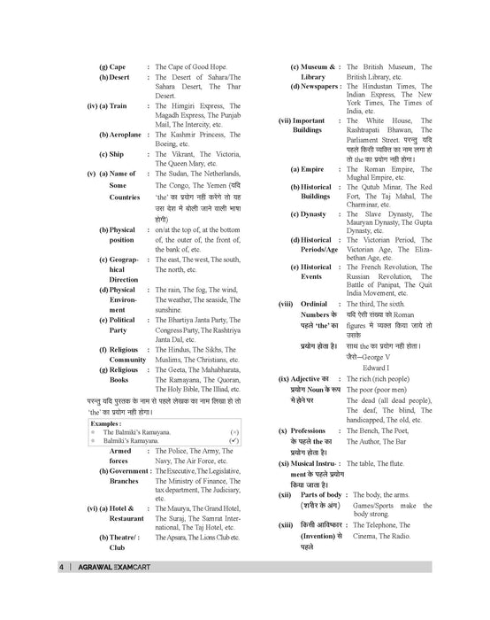 Examcart High School (Class 10th) English Grammar Book 2026 | Grammar Rules, Examples & Exercises | For School Entrance Exams, School Boards, Scholarship, SSC, Forces, Agniveer & Competitive Exams (Bilingual)