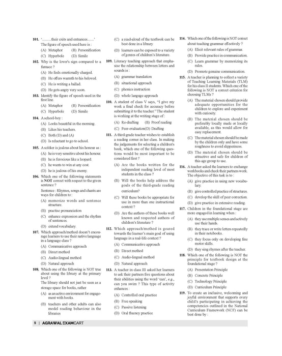 Examcart CTET Class 1 - 5 Solved Paper Book In Hindi