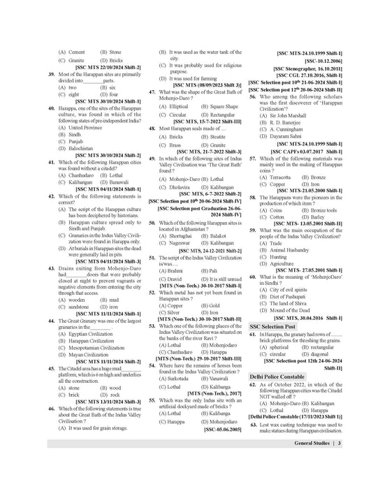 Examcart SSC General Study (G.S.) Question Bank By Richa Sharma for SSC GD | MTS | Delhi Police | Selection Post | CHSL | Stenographer | CPO & CGL (Tier 1 & 2) Exam (English Medium)