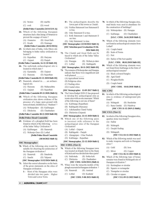 Examcart SSC General Study (G.S.) Question Bank By Richa Sharma for SSC GD | MTS | Delhi Police | Selection Post | CHSL | Stenographer | CPO & CGL (Tier 1 & 2) Exam (English Medium)