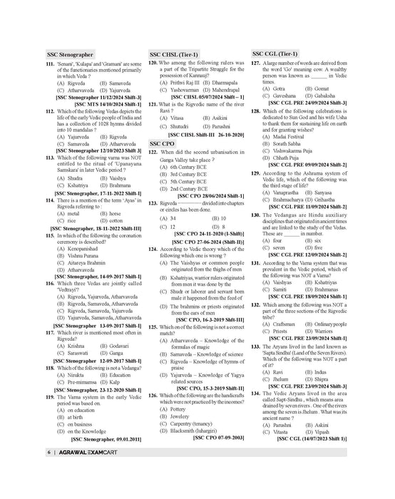 Examcart SSC General Study (G.S.) Question Bank By Richa Sharma for SSC GD | MTS | Delhi Police | Selection Post | CHSL | Stenographer | CPO & CGL (Tier 1 & 2) Exam (English Medium)