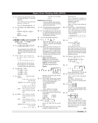 Examcart SSC Reasoning Question Bank Solutions Book In English