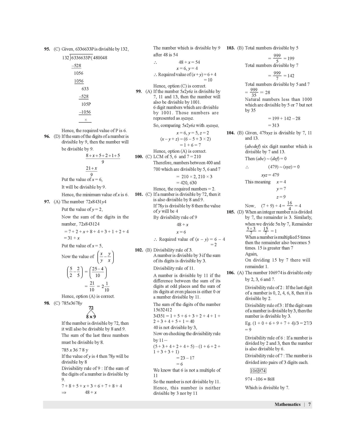 Examcart SSC Math Question Bank Solutions Book In English