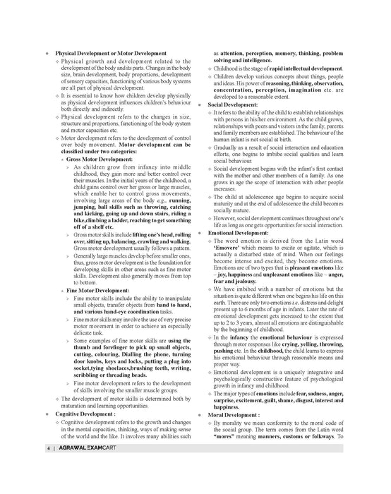 Examcart CTET Paper 1 (Class 1 to 5) Complete Guidebook for 2025 Exam in English