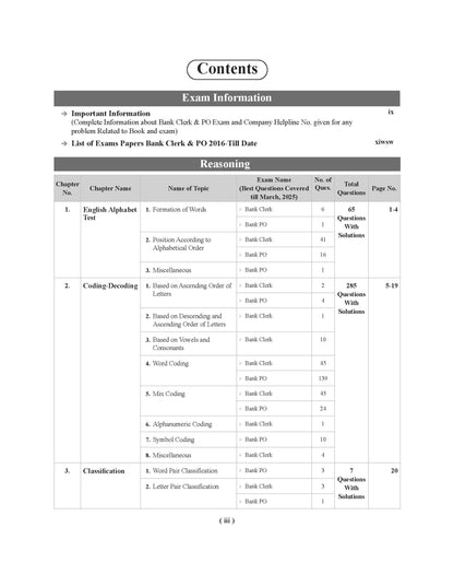 Bank Reasoning PYQ Book