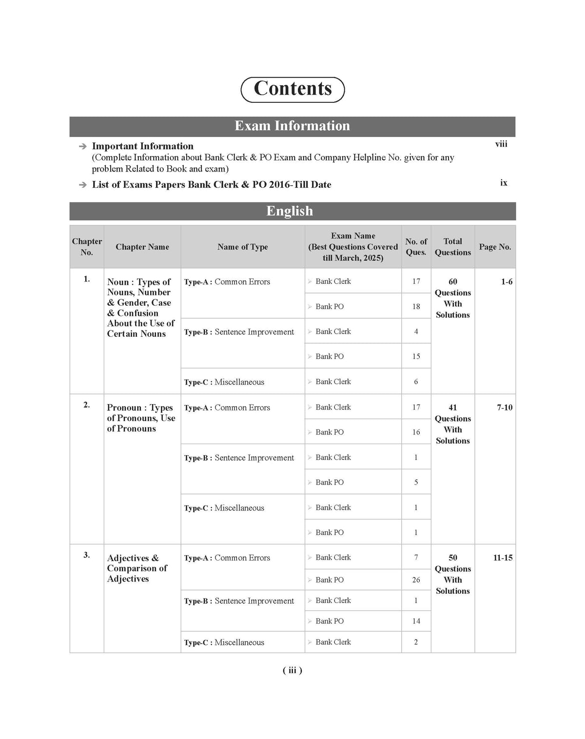 Examcart Bank Clerk & PO English Language Question Bank For Bank Exams (SBI | IBPS | RRBs | RBI | NABARD)
