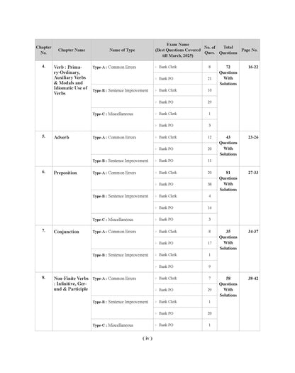 Examcart Bank Clerk & PO English Language Question Bank For Bank Exams (SBI | IBPS | RRBs | RBI | NABARD)