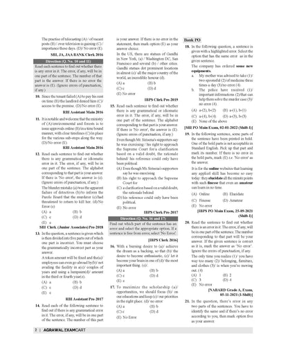Bank Exam English Book
