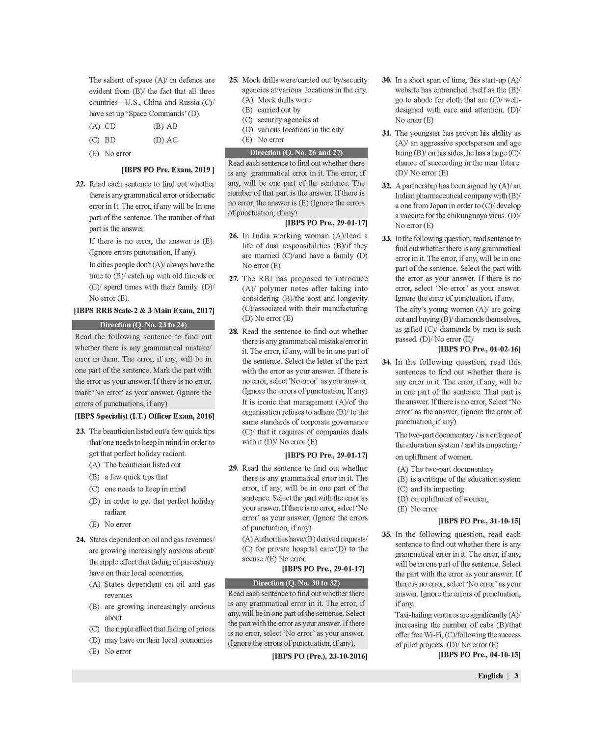 Bank English Book PDF