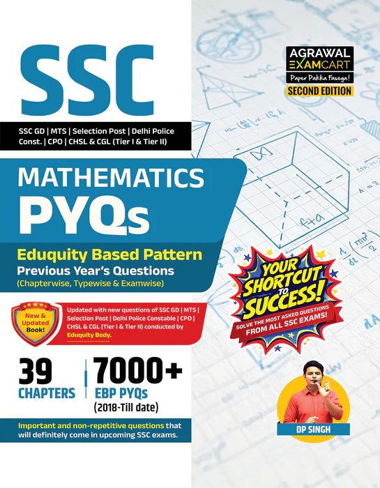 Examcart SSC Math FATEH Combo (Question Bank + Competitive Math Textbook) (Set of 2 Books) in English Medium