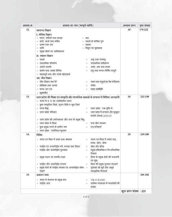 Examcart UP Police Constable Complete Study Guidebook For 2026 Exam In Hindi