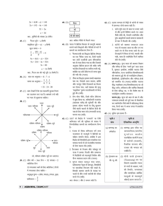 Examcart MP Police Sub Inspector Solved Papers For 2026 Exam In Hindi