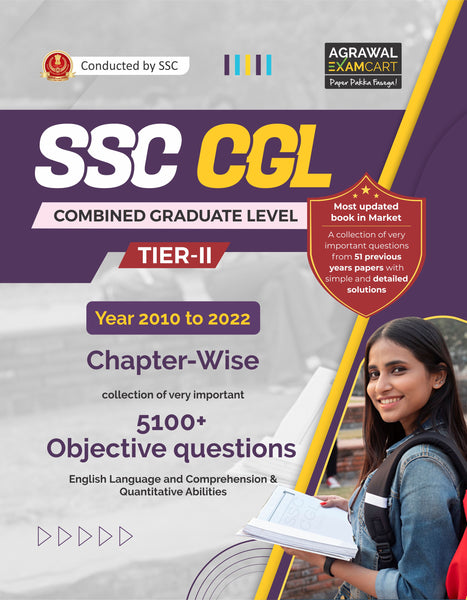Examcart SSC CGL Tier II Chapter Wise 2010 to 2022 Objective Type Questions