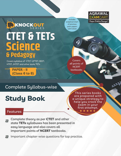 Examcart CTET & TETs Science and Pedagogy (Paper-2) Study Book for 2026 Exams in English
