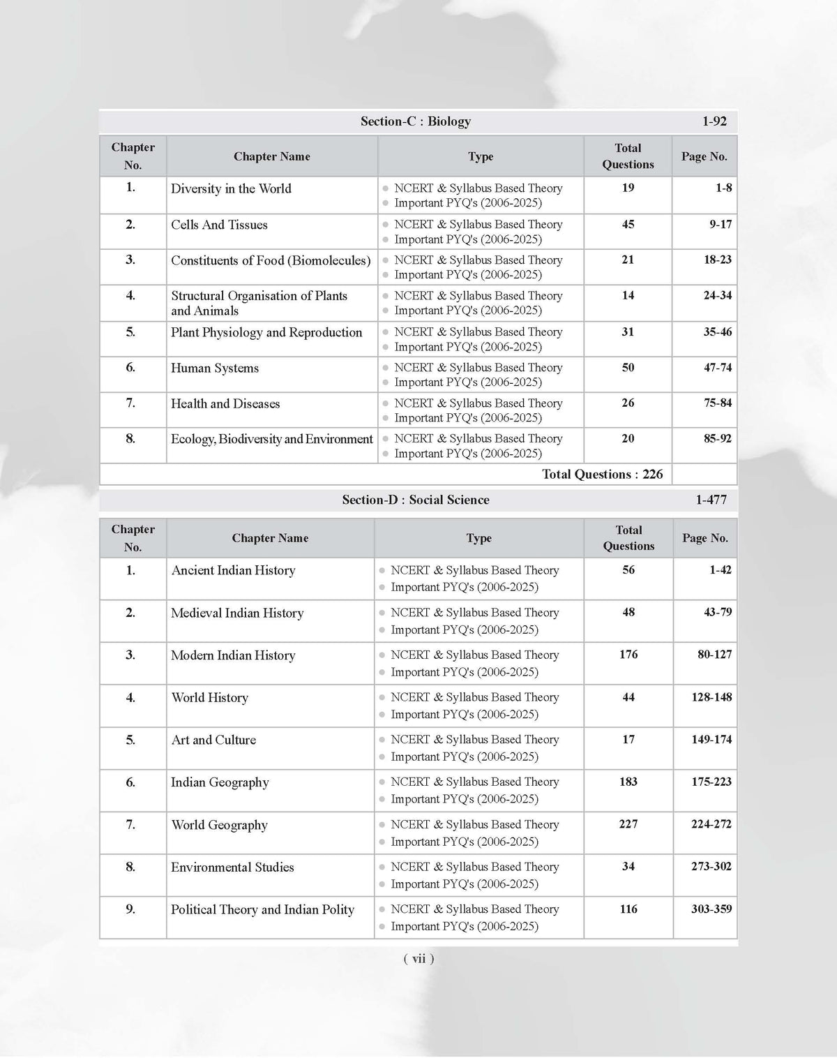 Examcart NDA/NA General Ability Test (Guide + PYQ) Book For 2026 Exam In English