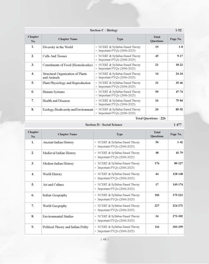 Examcart NDA/NA General Ability Test (Guide + PYQ) Book For 2026 Exam In English