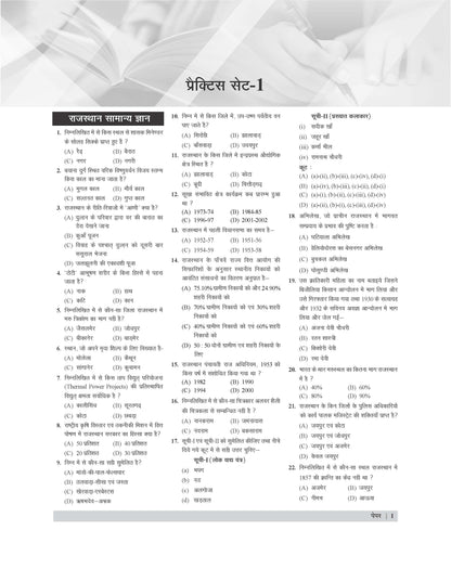 Rajasthan CET 10+2 Practice Set book