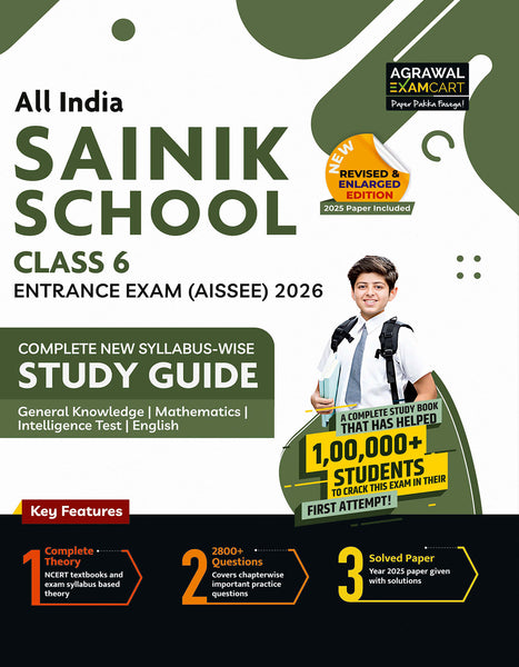 sainik school entrance exam 2026 class 6 book