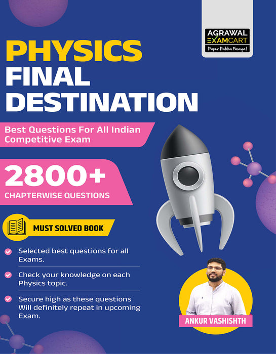Examcart Physics Question Bank Book By Ankur Vashishth In English Medium