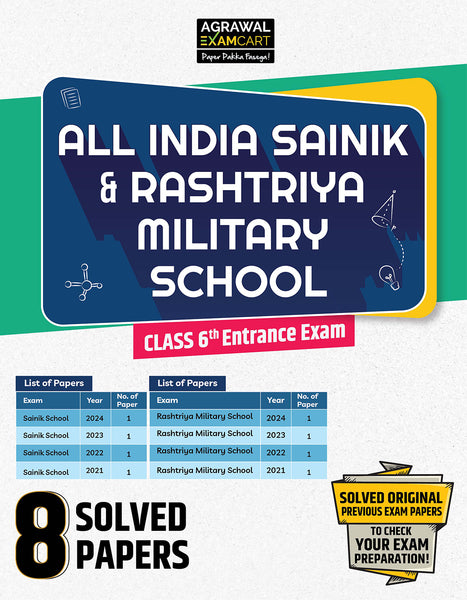 Examcart Sainik School & Rashtriya Military School Class 6 Solved Paper For 2025 Exam In English