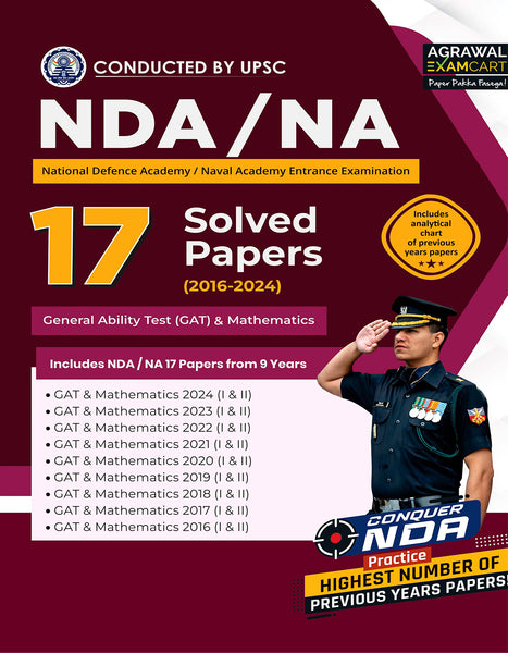 NDA Solved Paper Book