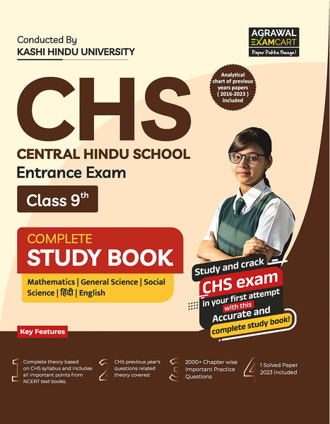 examcart-central-hindu-school-entrance-exam-class-9-complete-guidebook-2024-exam-english-book-cover-page
