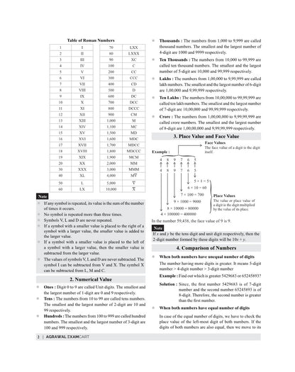 Examcart School Entrance Exam Math Class 6th Textbook For 2026 Exam in English